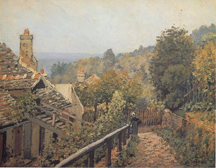 Alfred Sisley Sentier de la Mi cote, Louveciennes France oil painting art